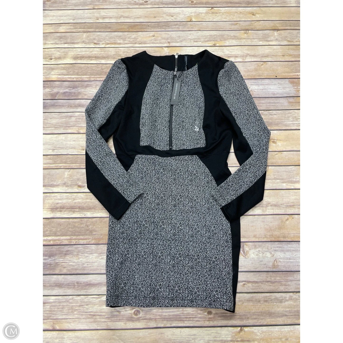 Dress Casual Short By Walter Baker In Black & White, Size: L