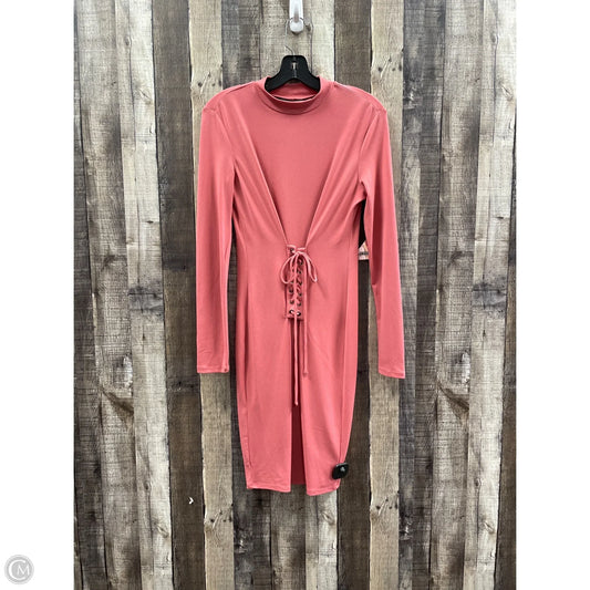 Dress Casual Midi By Cme In Mauve, Size: M