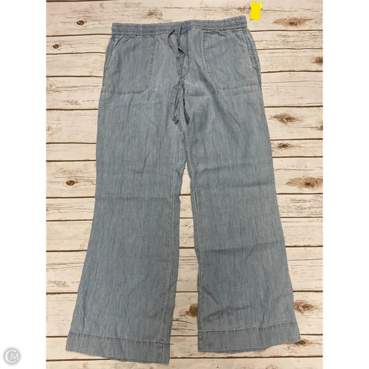 Pants Linen By Level 99 In Blue, Size: L