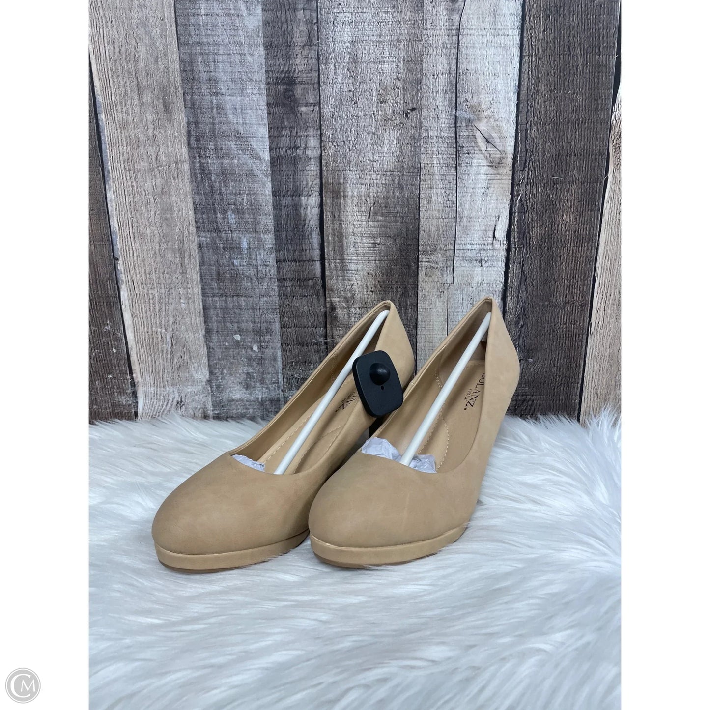 Shoes Heels Stiletto By Solanz In Tan, Size: 8