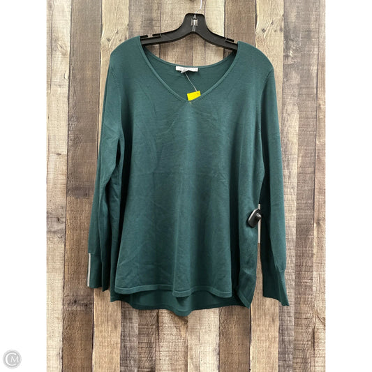 Top Long Sleeve By Chicos In Green, Size: Xl