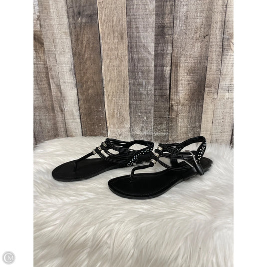 Sandals Flats By Madden Girl In Black, Size: 6