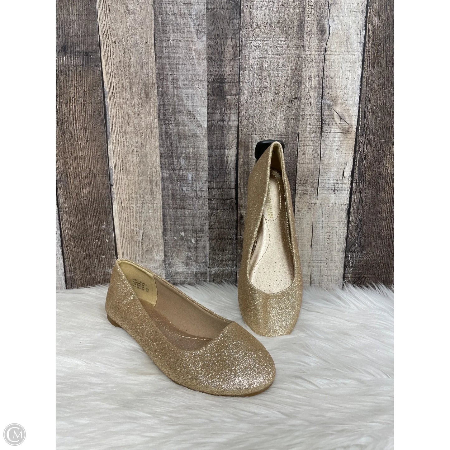 Shoes Flats By Dream Pairs In Gold, Size: 7.5