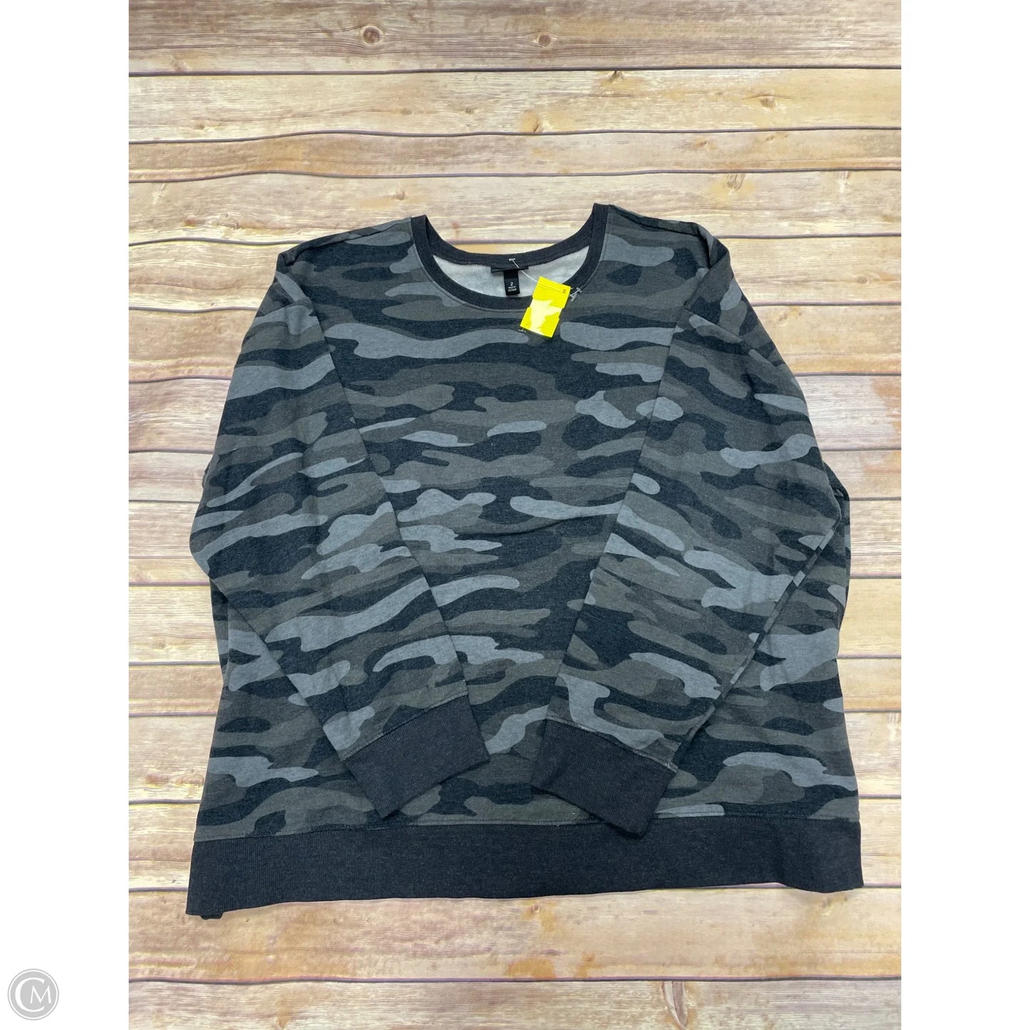 Sweatshirt Crewneck By Torrid In Camouflage Print, Size: 2x