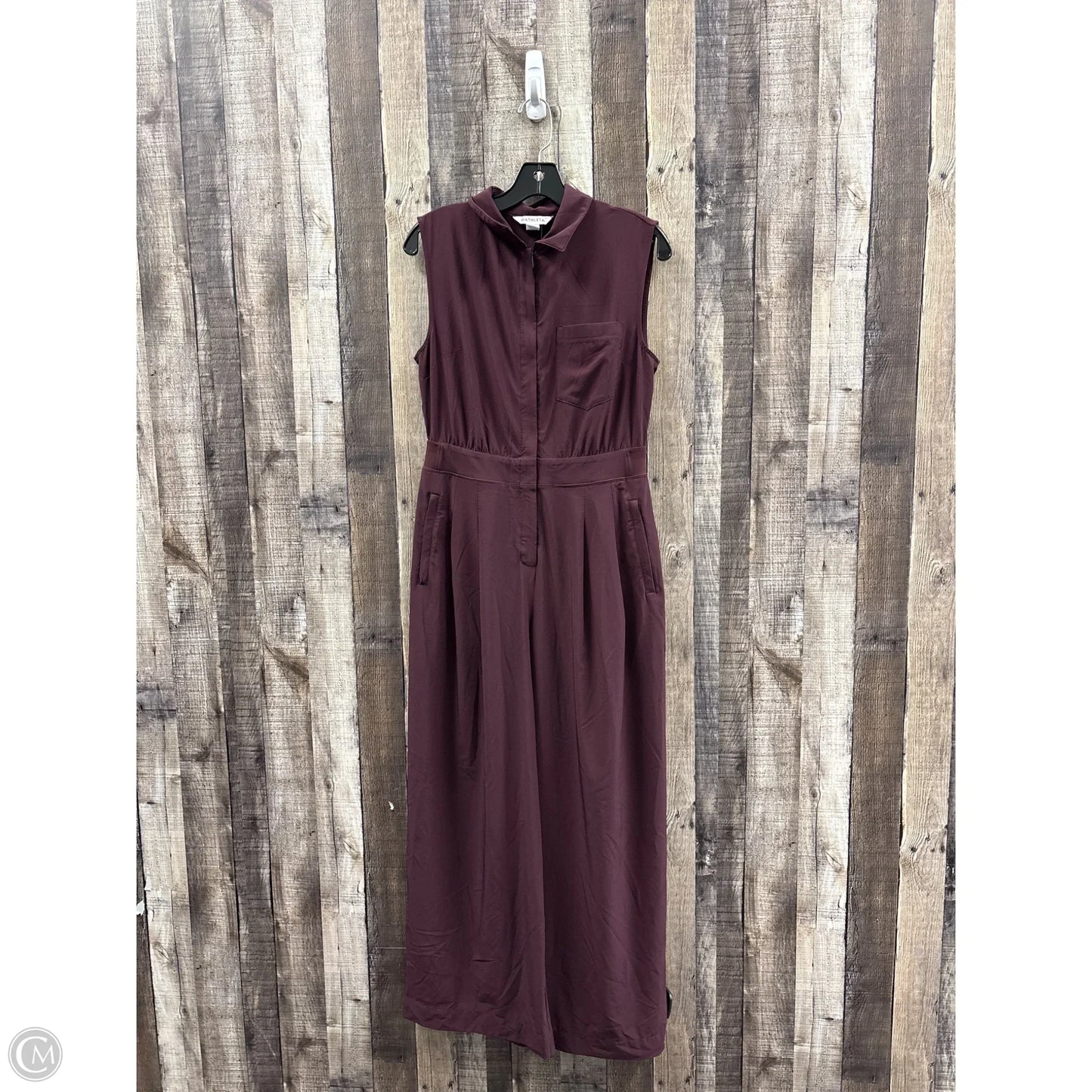 Jumpsuit By Athleta In Maroon, Size: 6p
