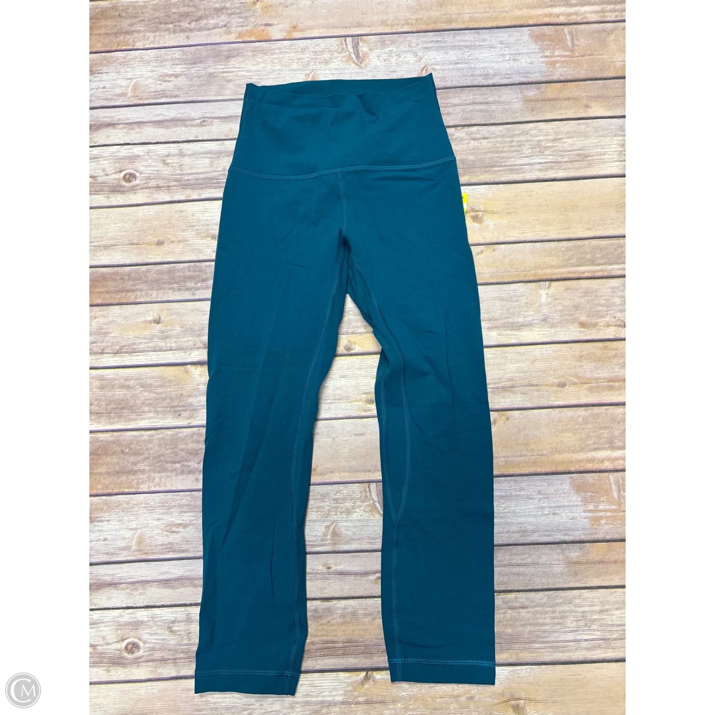 Athletic Leggings By Lululemon In Teal, Size: 2