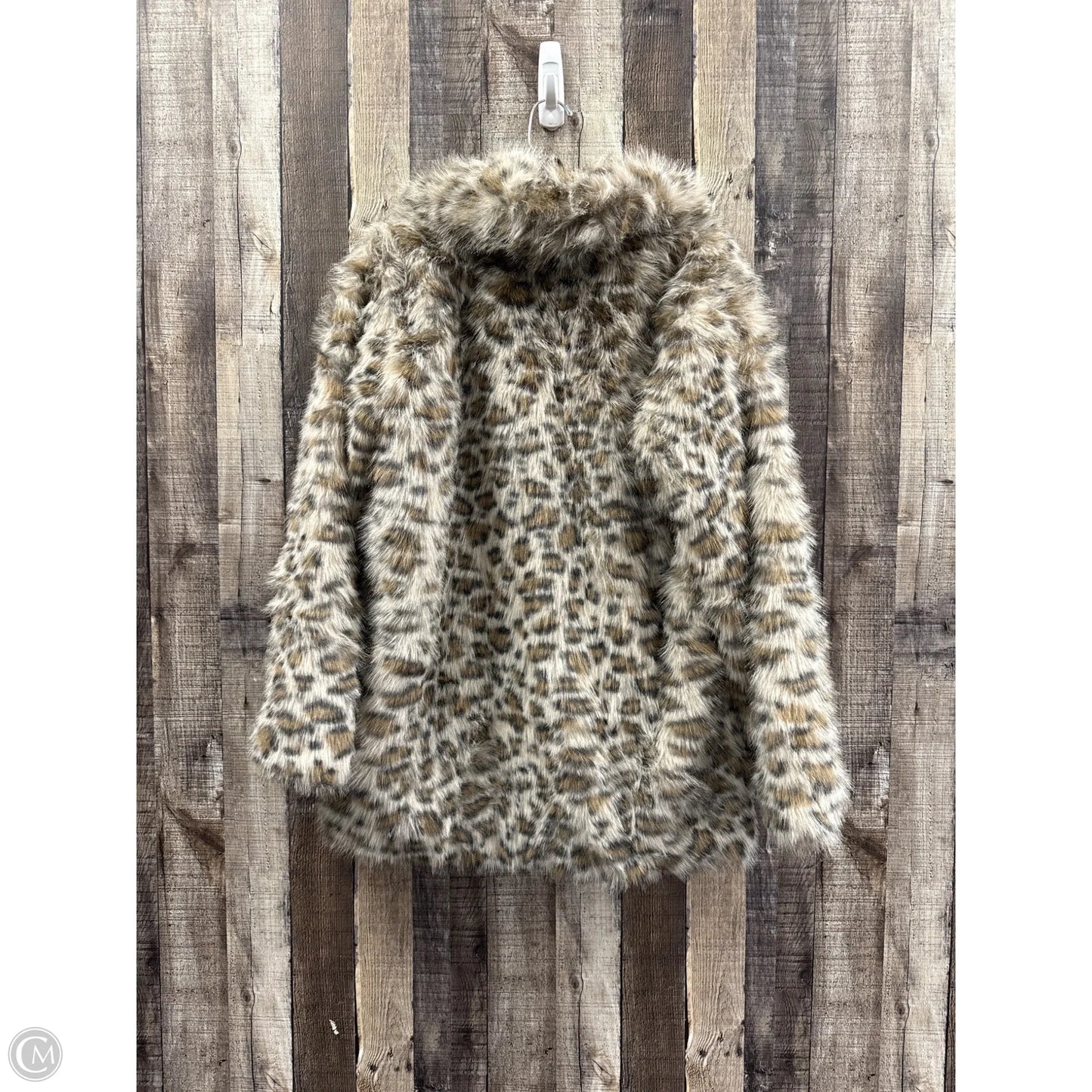 Coat Faux Fur & Sherpa By Wild Fable In Animal Print, Size: M
