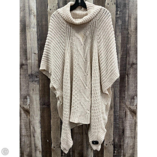 Poncho By Mossimo In Beige, Size: L