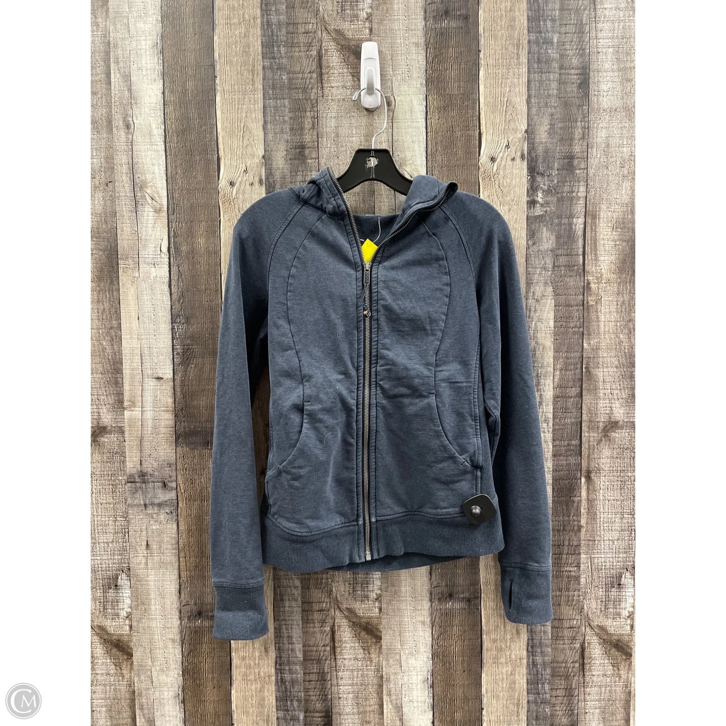 Athletic Jacket By Lululemon In Blue, Size: S