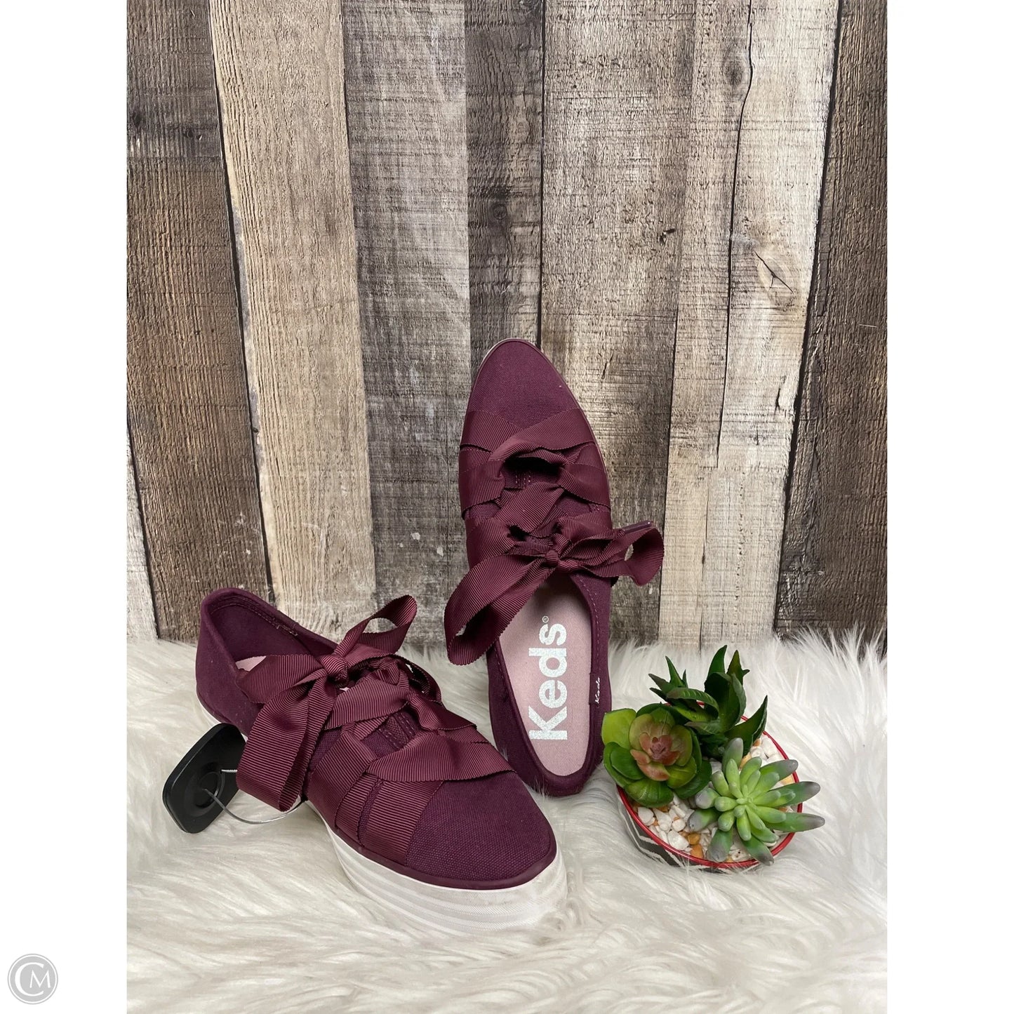 Shoes Sneakers Platform By Keds In Purple, Size: 8