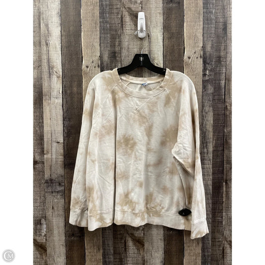 Top Long Sleeve By Old Navy In Tie Dye Print, Size: Xl