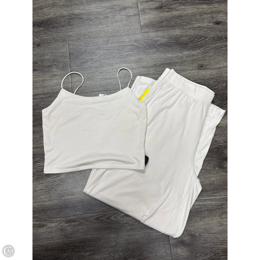 Pants Set 2pc By American Eagle In Ivory, Size: L
