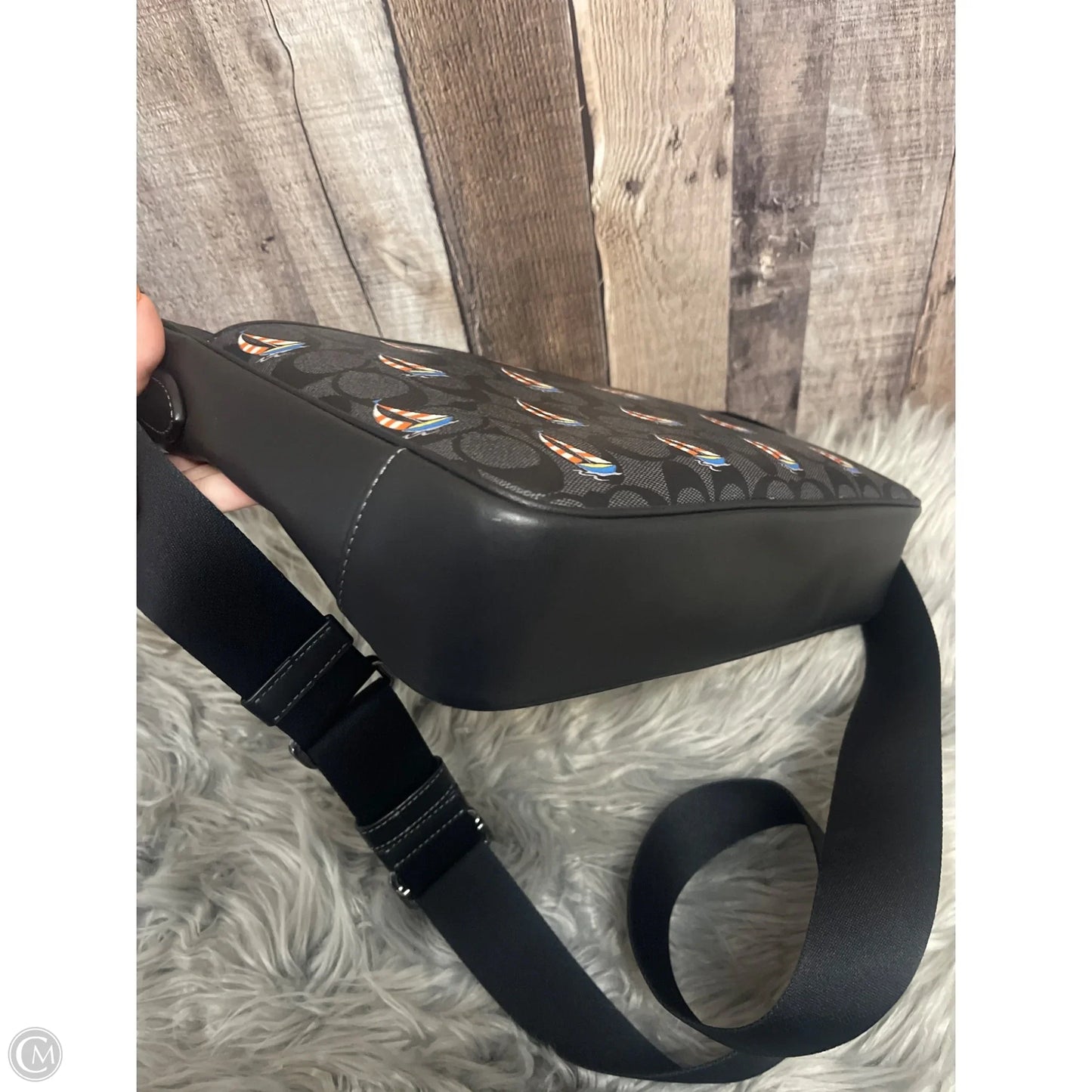 Crossbody Designer By Coach, Size: Medium