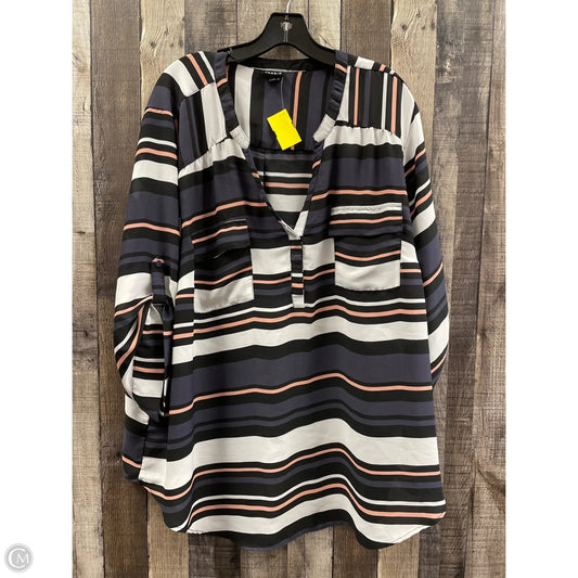 Top 3/4 Sleeve By Torrid In Multi-colored, Size: 4x