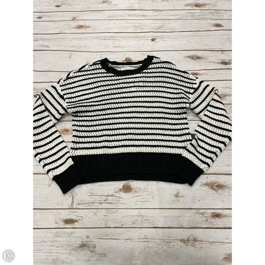 Sweater By Aeropostale In Black & White, Size: Xs