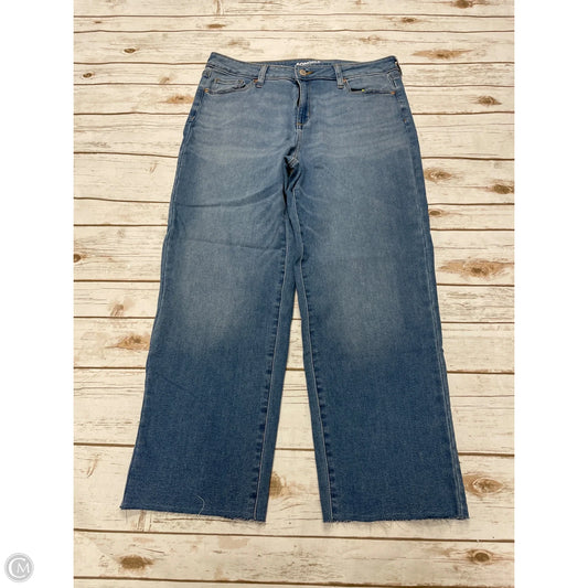 Jeans Cropped By Sonoma In Blue Denim, Size: 12