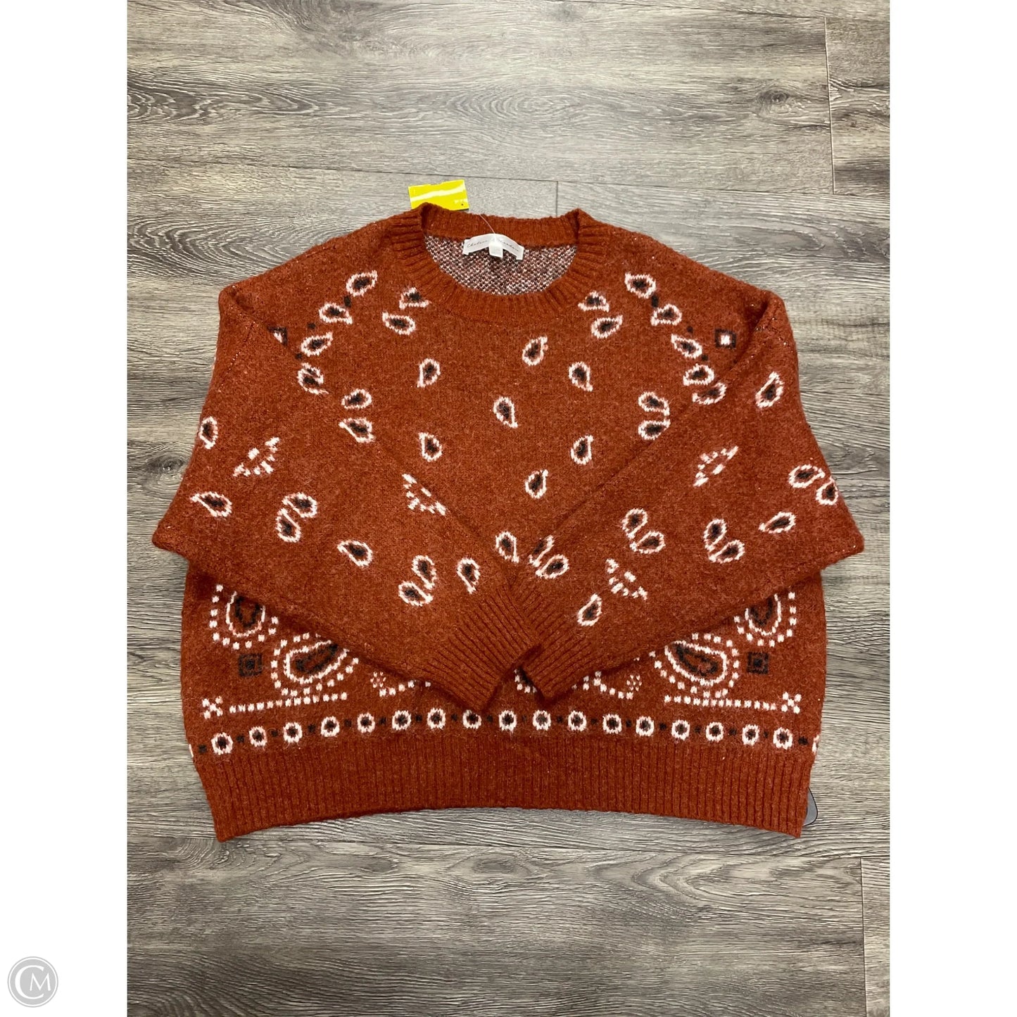 Sweater By Chelsea And Theodore In Brown, Size: L