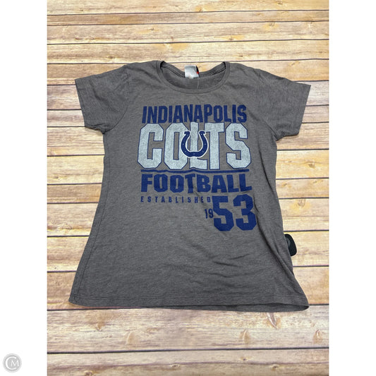 Top Short Sleeve By Cmf In Grey, Size: S