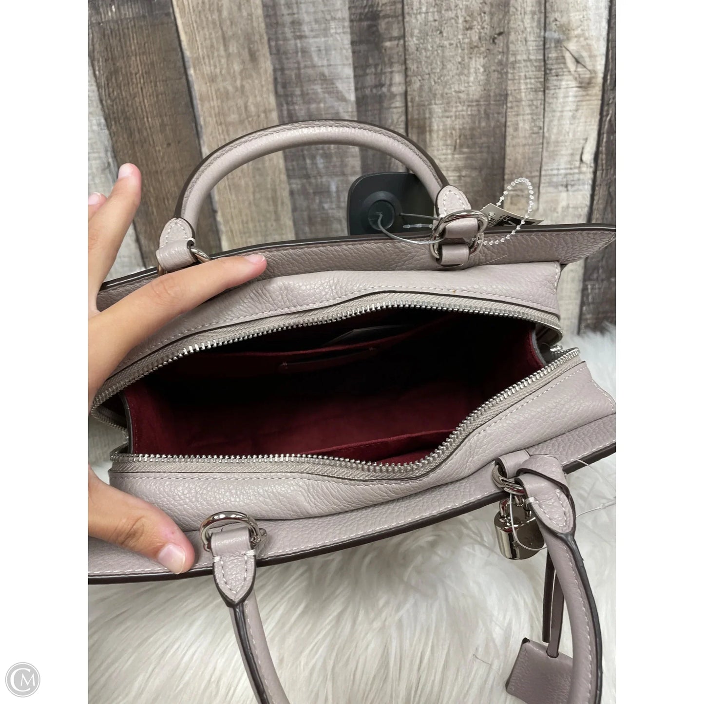 Handbag Designer By Coach, Size: Medium