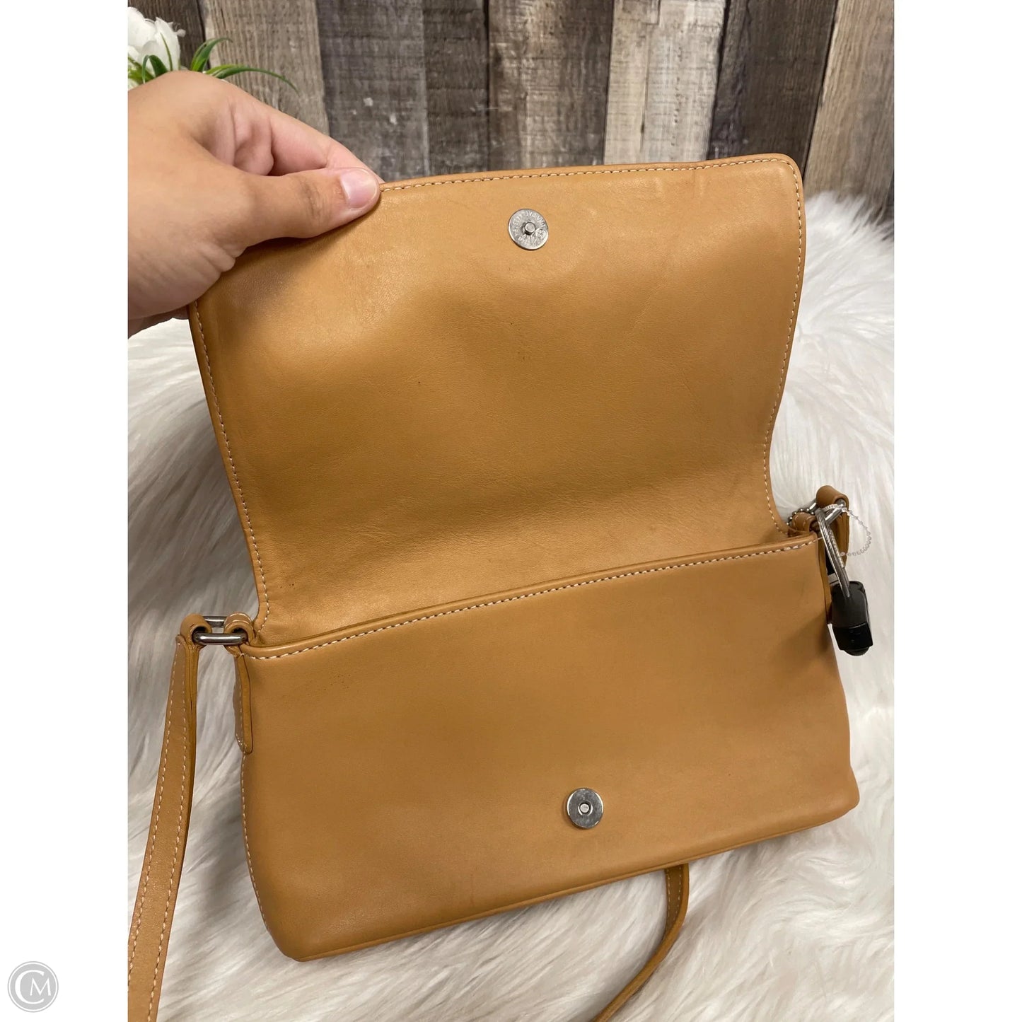 Crossbody Designer By Coach, Size: Small