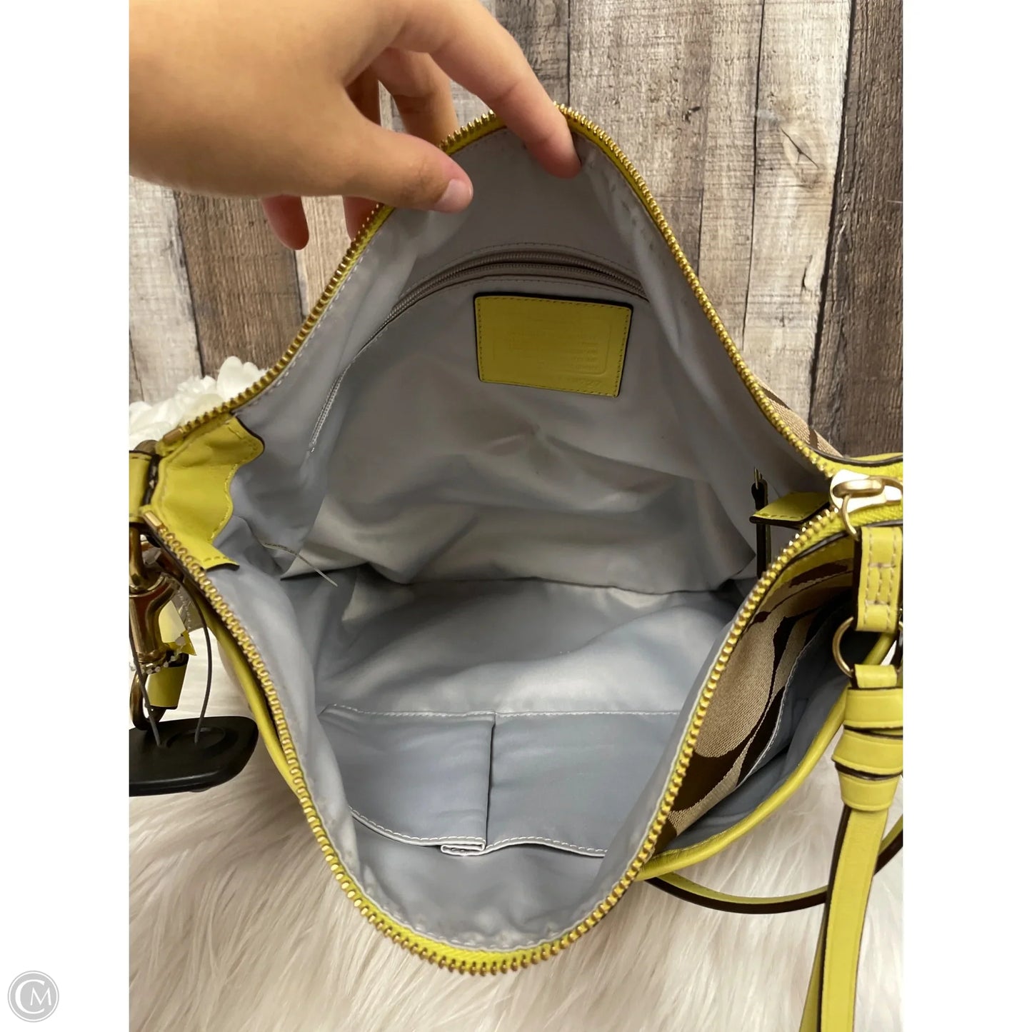 Crossbody Designer By Coach, Size: Large