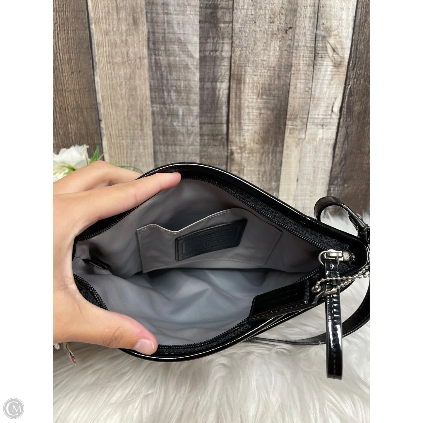 Crossbody Designer By Coach, Size: Medium