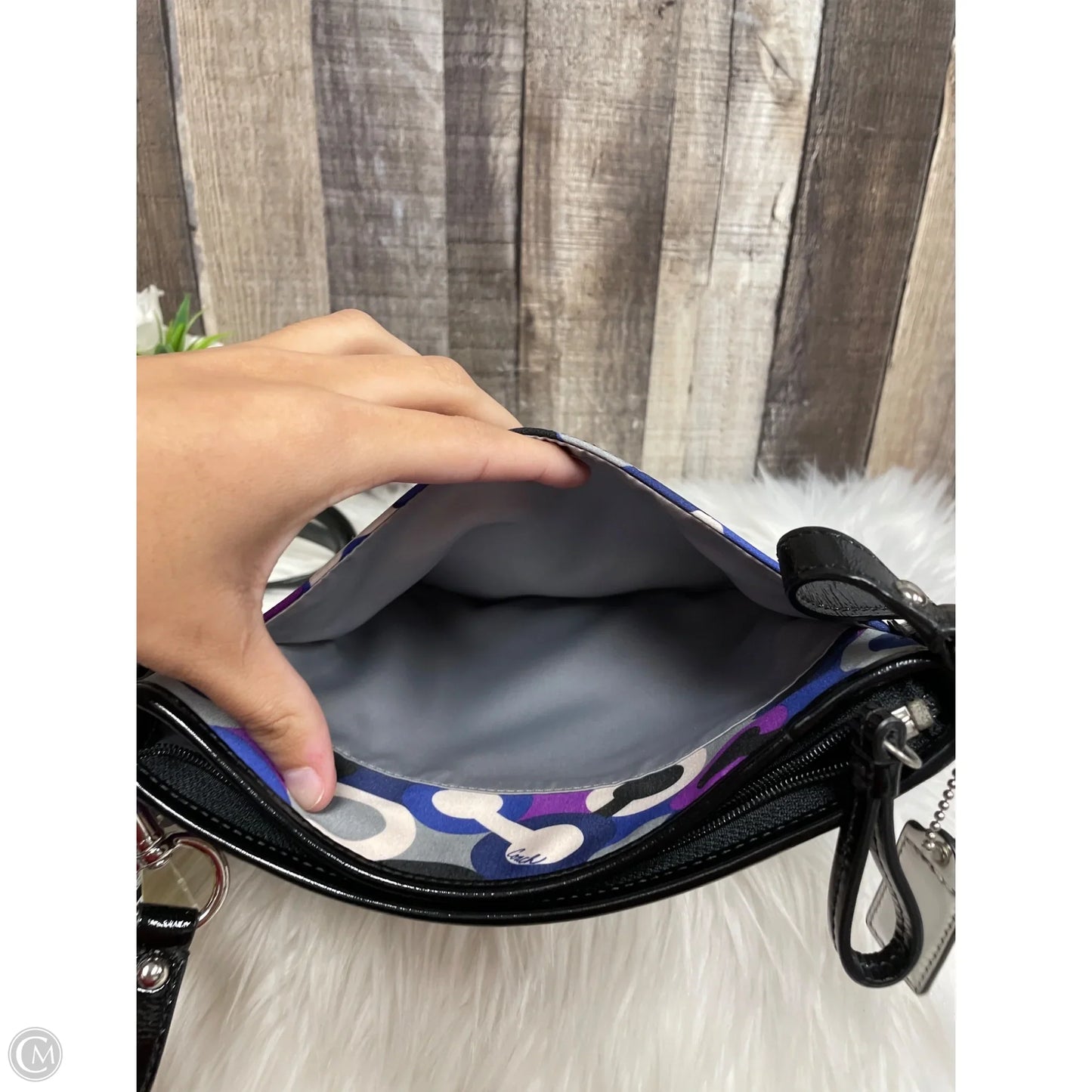 Crossbody Designer By Coach, Size: Medium