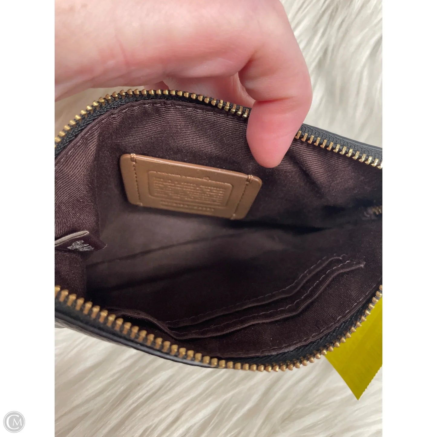 Wristlet Designer By Coach, Size: Medium