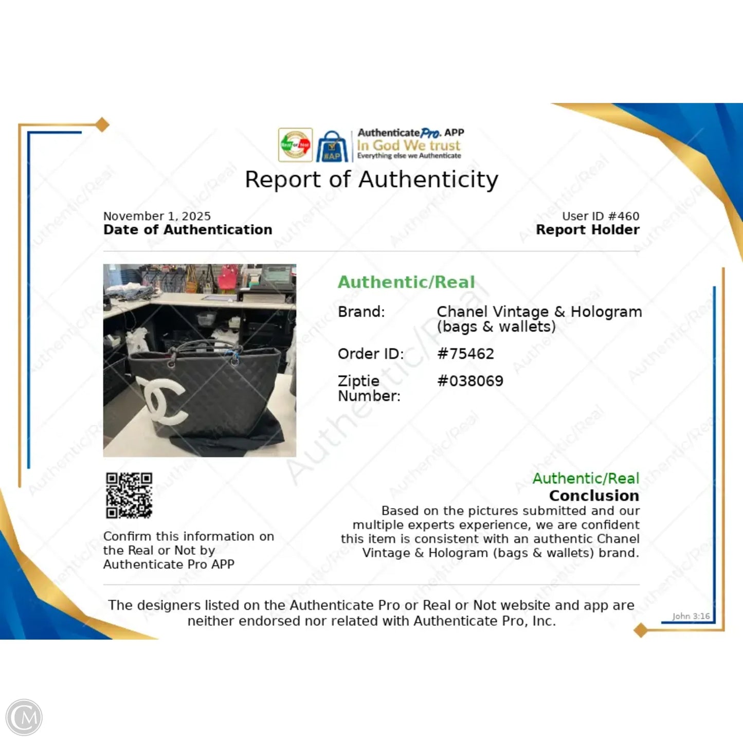 Handbag Luxury Designer By Chanel, Size: Large