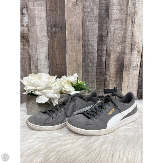 Shoes Athletic By Puma In Grey, Size: 9