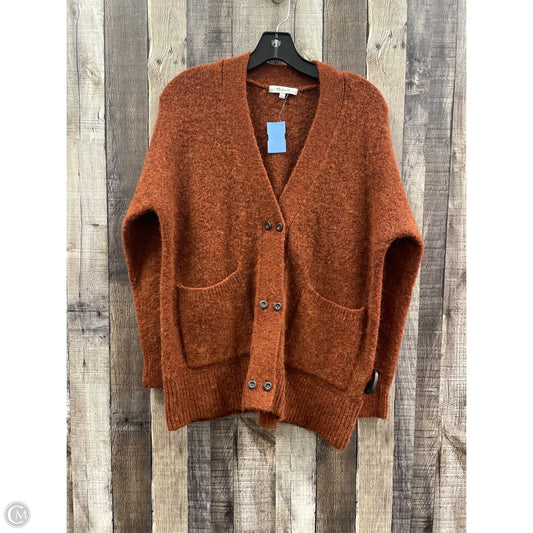 Sweater Cardigan By Madewell In Brown, Size: S