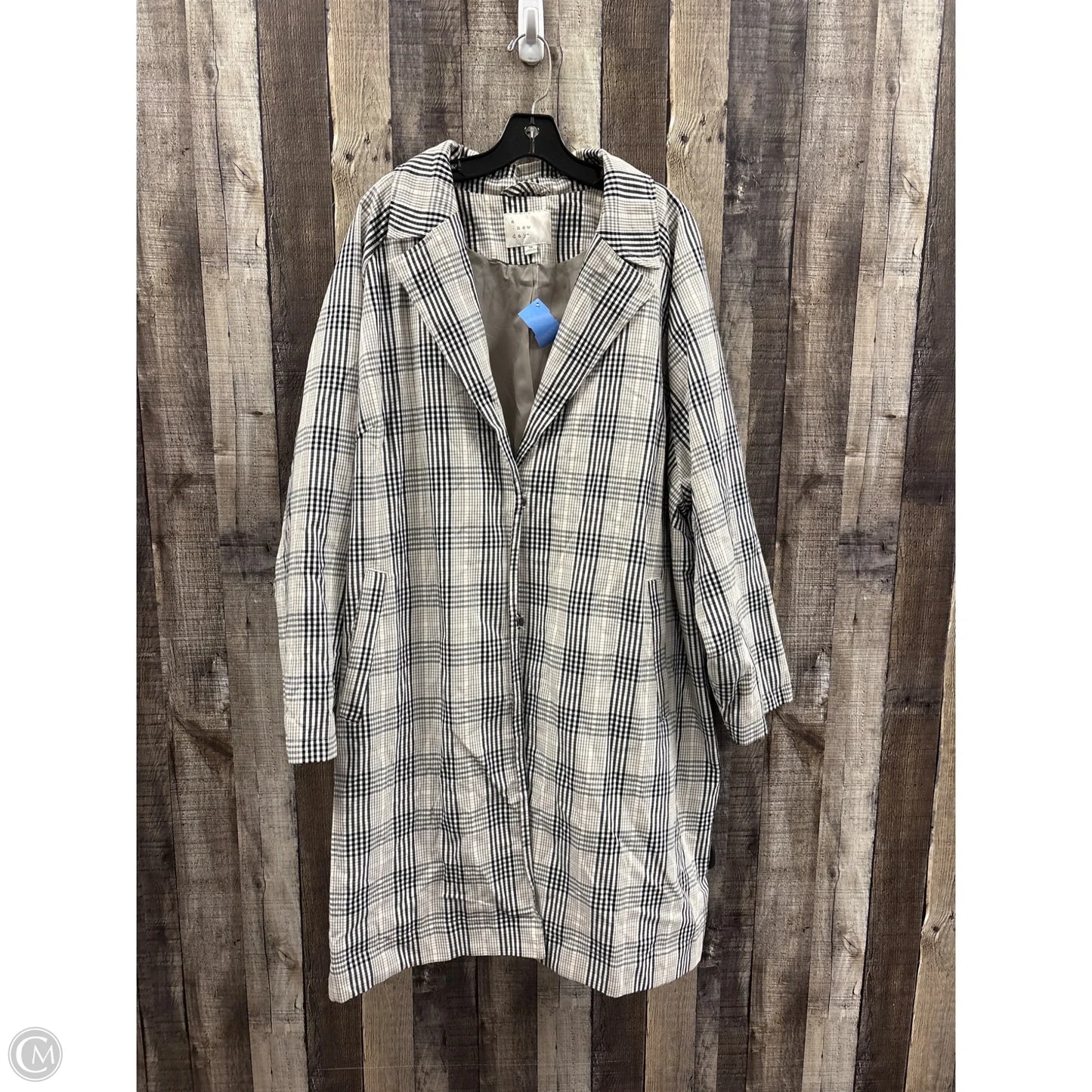 Coat Other By A New Day In Plaid Pattern, Size: 3x