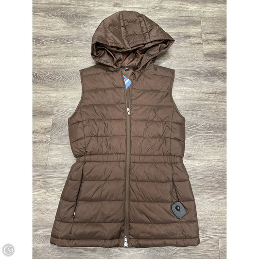Vest Puffer & Quilted By Cme In Brown, Size: Xs