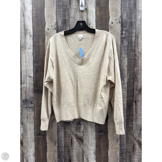 Sweater By A New Day In Tan, Size: Xs