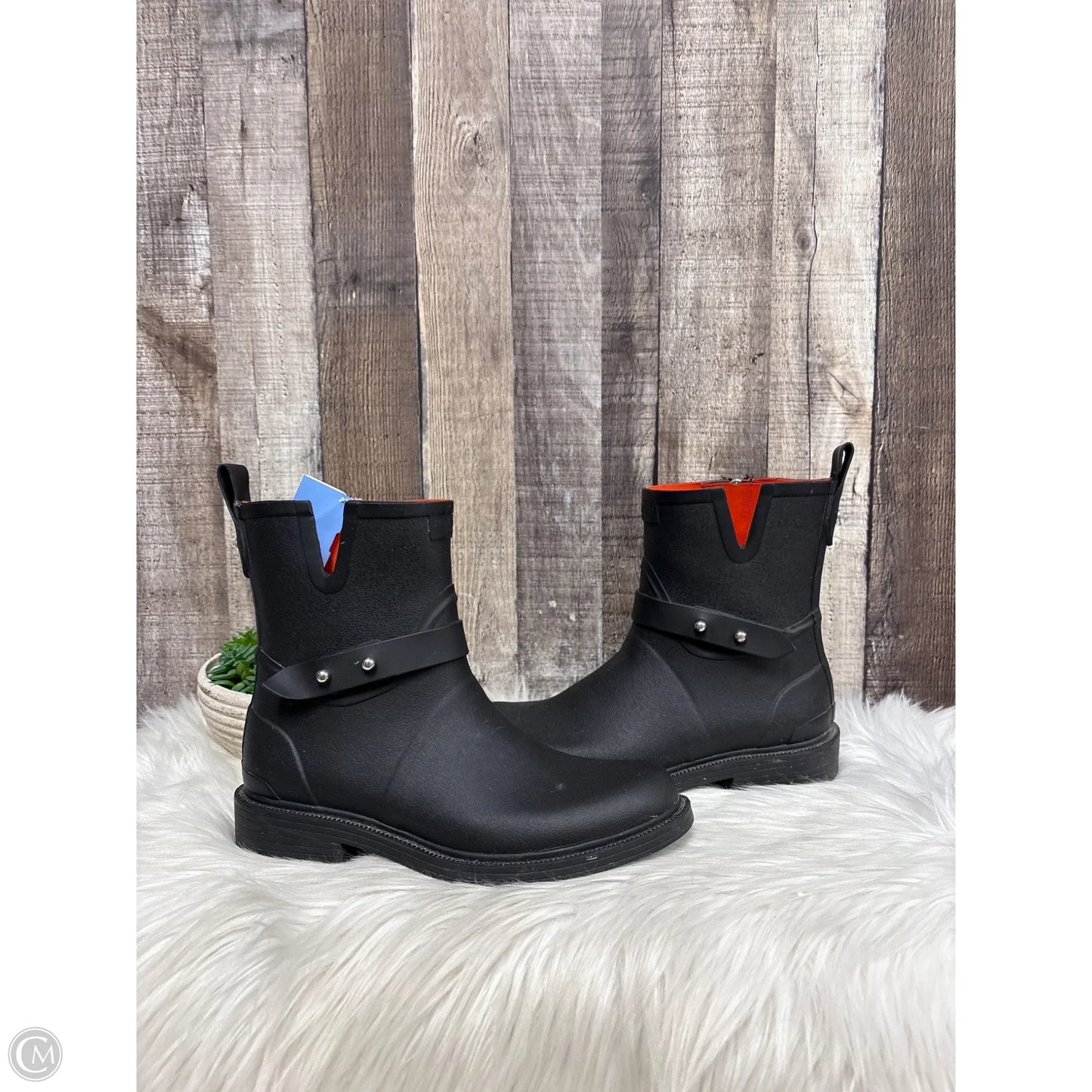 Boots Ankle Flats By Rag And Bone In Black, Size: 6