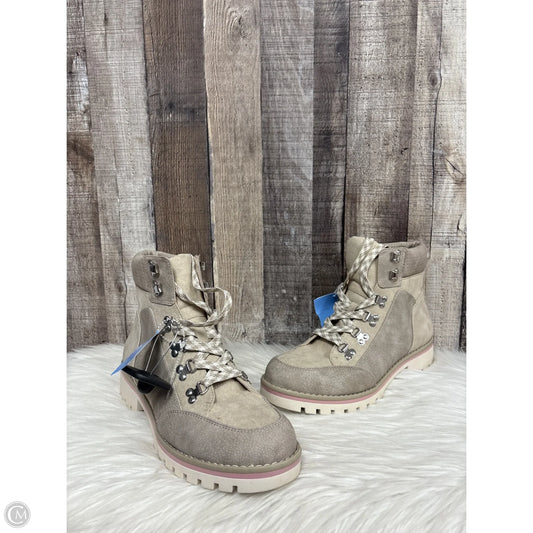 Boots Combat By Crown Vintage In Tan, Size: 9