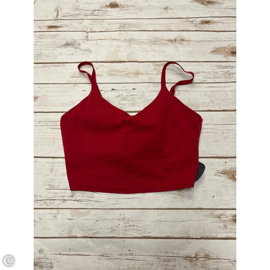 Athletic Bra By Athleta In Red, Size: Xs