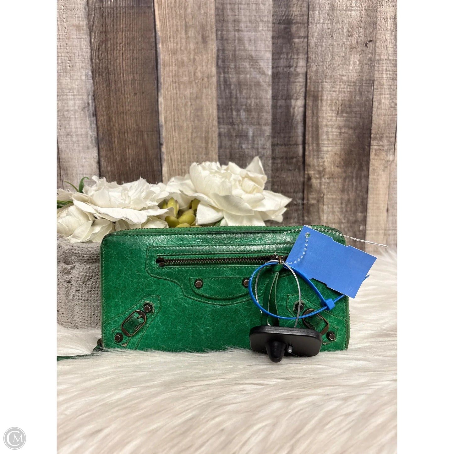 Wallet Luxury Designer By Balenciaga, Size: Medium