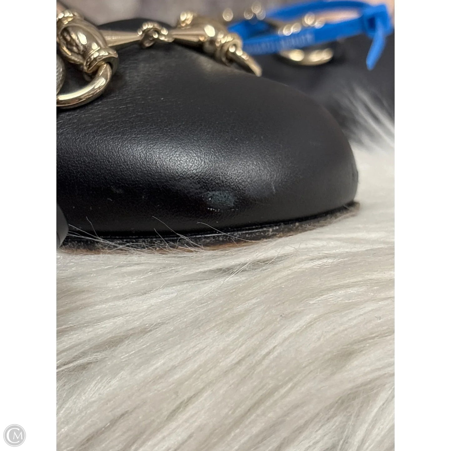 Shoes Luxury Designer By Gucci In Black, Size: 9.5