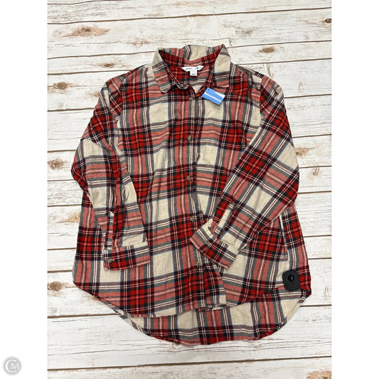 Top Long Sleeve By Old Navy In Multi-colored, Size: Xxl