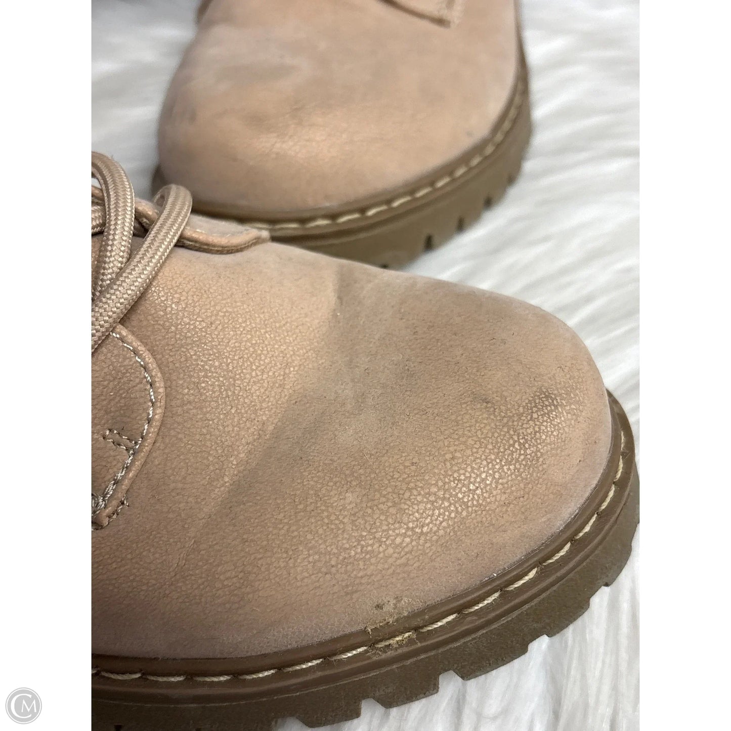 Boots Ankle Heels By Blowfish In Taupe, Size: 9.5