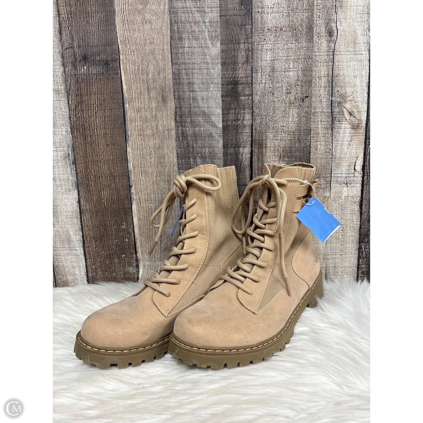 Boots Ankle Heels By Blowfish In Taupe, Size: 9.5