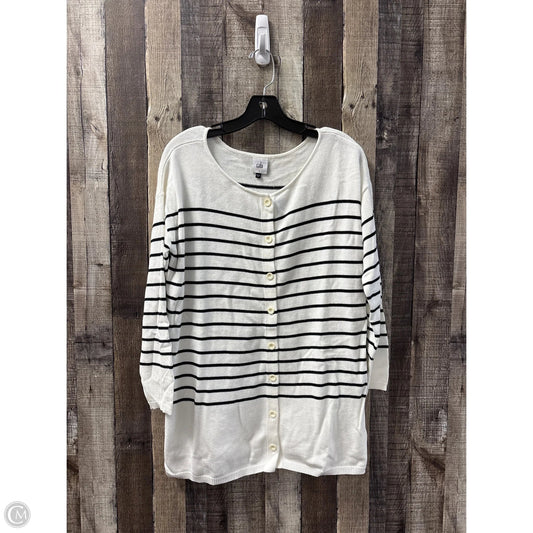Cardigan By Cabi In Striped Pattern, Size: S