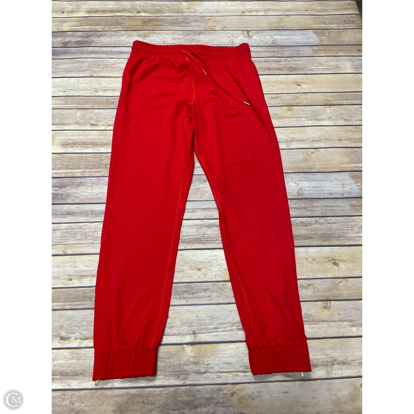 Athletic Pants By Zyia In Red, Size: M