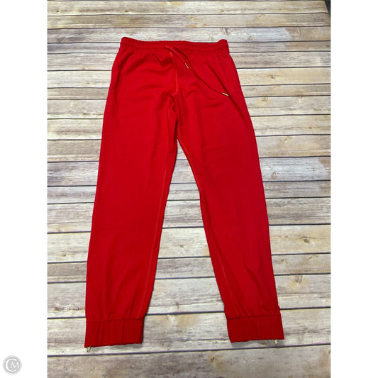 Athletic Pants By Zyia In Red, Size: M