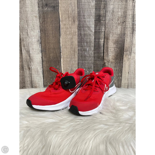 Shoes Athletic By Nike In Grey & Red, Size: 6.5