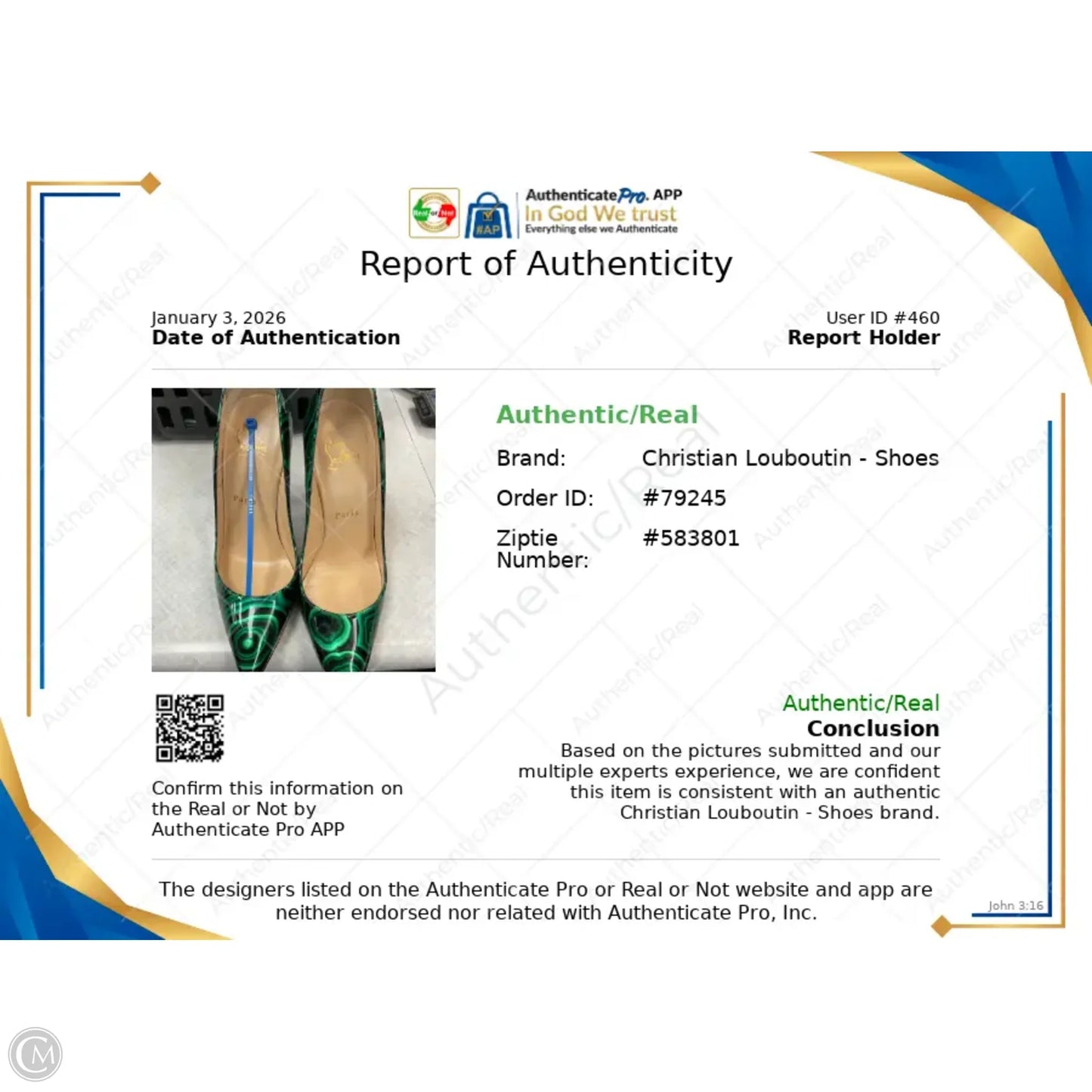 Shoes Luxury Designer By Christian Louboutin In Black & Green, Size: 6.5