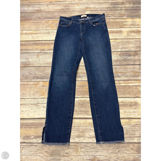 Jeans Straight By Loft In Blue Denim, Size: 2