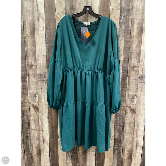 Dress Casual Maxi By Cme In Green, Size: 3x