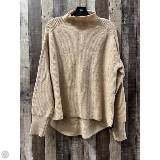 Sweater By Cyrus In Tan & White, Size: L